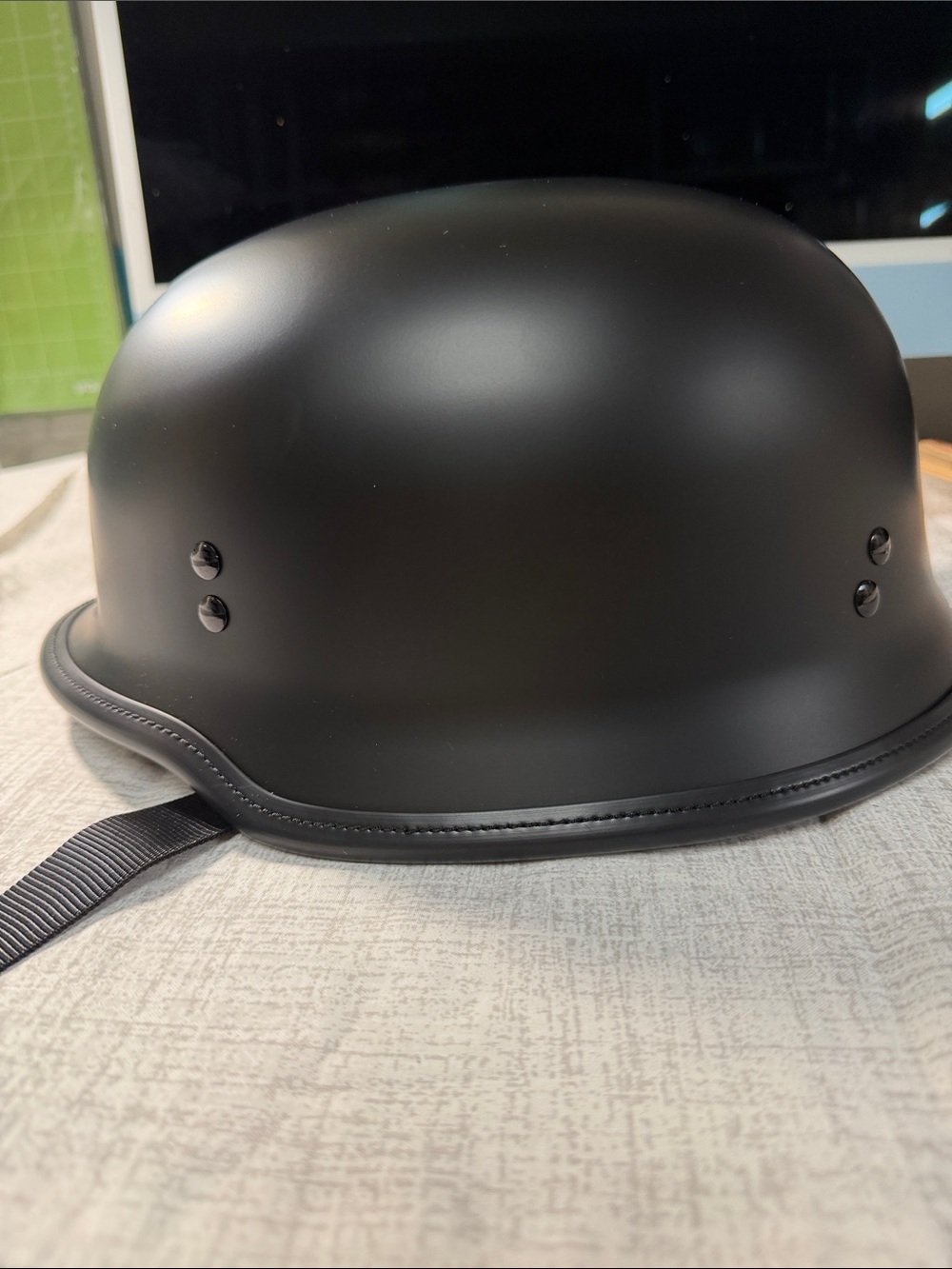 Highway 21 Matte Black Tactical Helmet - 1/2 motorcycle helmet size XL